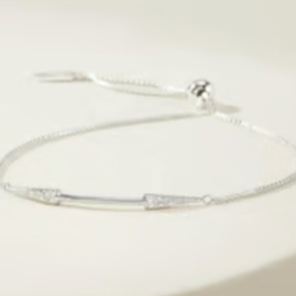 Stella & Dot Warrior Bracelet-Silver - Picture 3 of 5